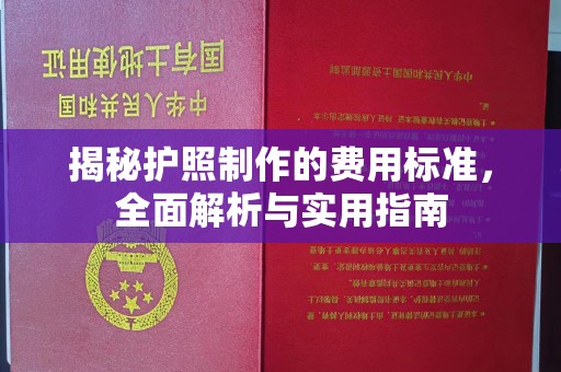 咸丰揭秘护照制作的费用标准，全面解析与实用指南